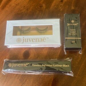 Juvenae Violet Mink Lashes Adhesive Eye Liner and Cleansing Oil